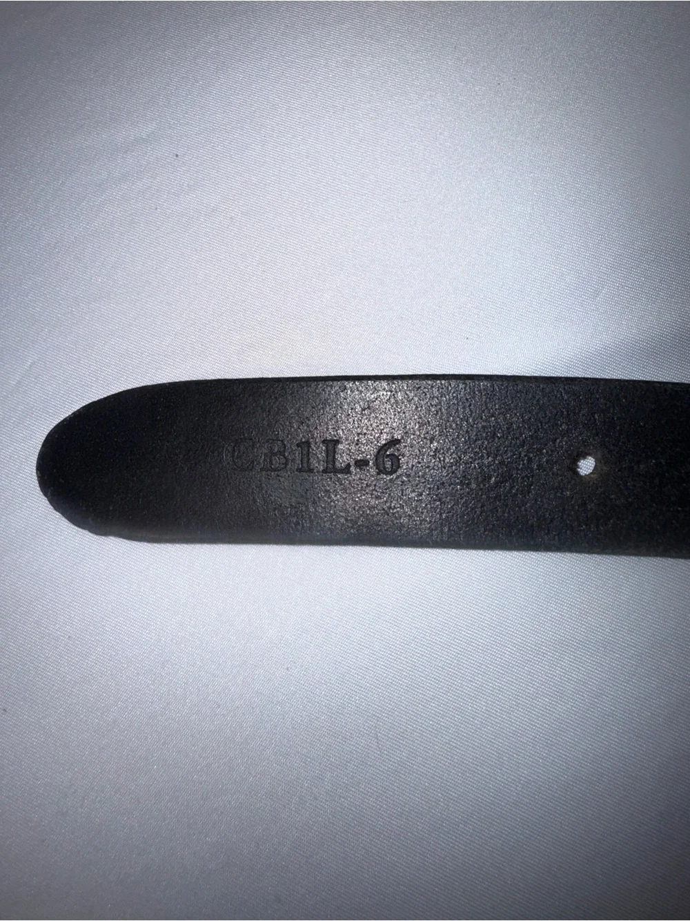 Col. Littleton Adjustable Cinch Belt Men's L 34”-42” CB1L-6 Leather Black Large